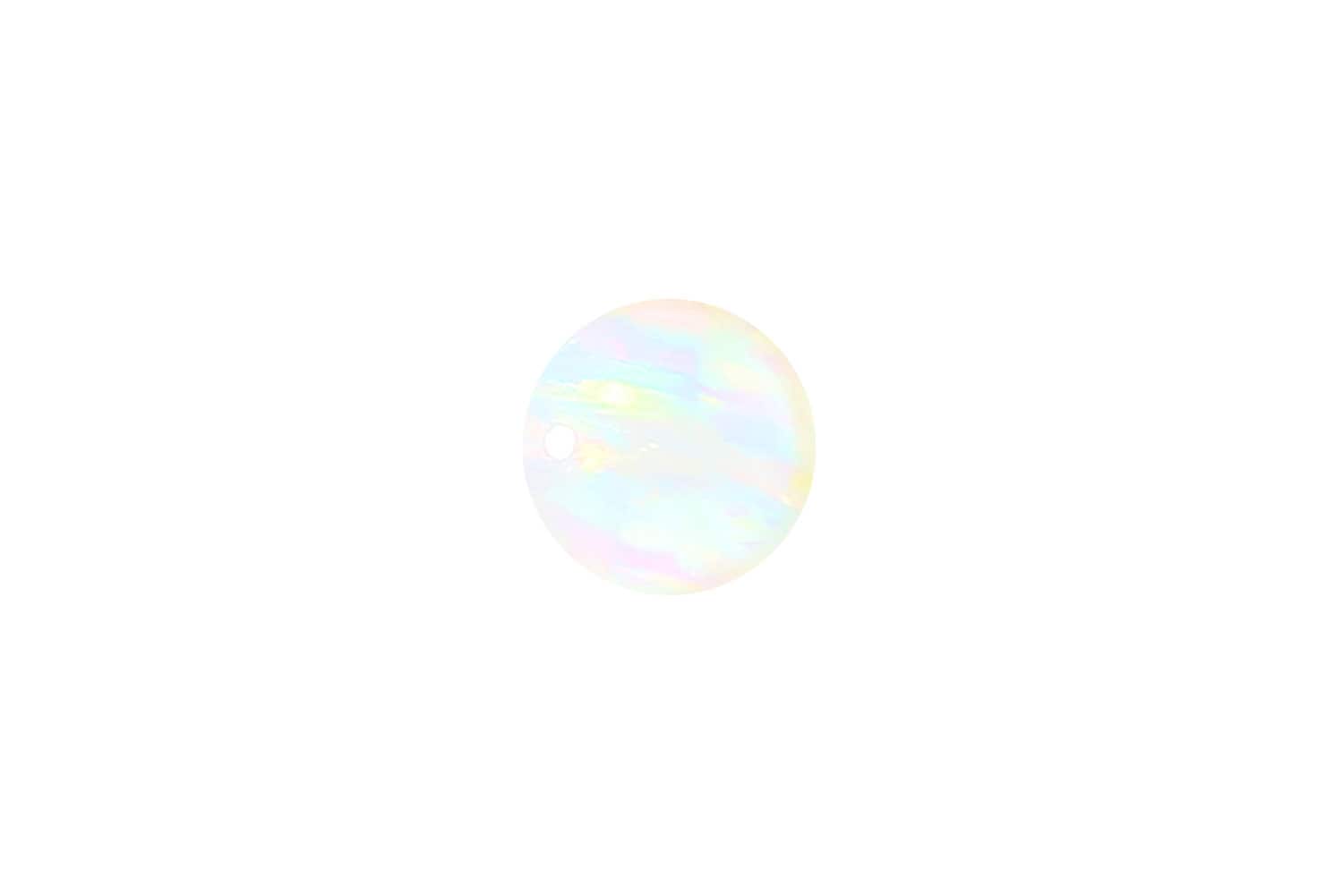 Synthetischer Opal Klemmkugel von Piercingline